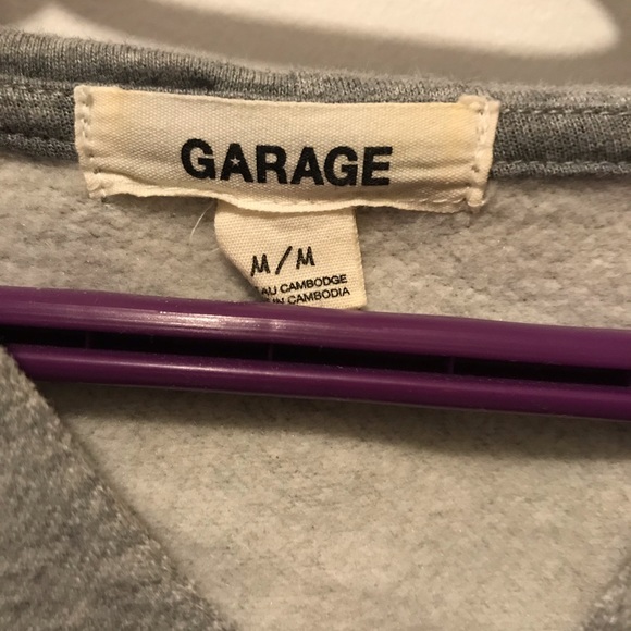 Garage Long Sleeve Shirt w Hood - Picture 2 of 3